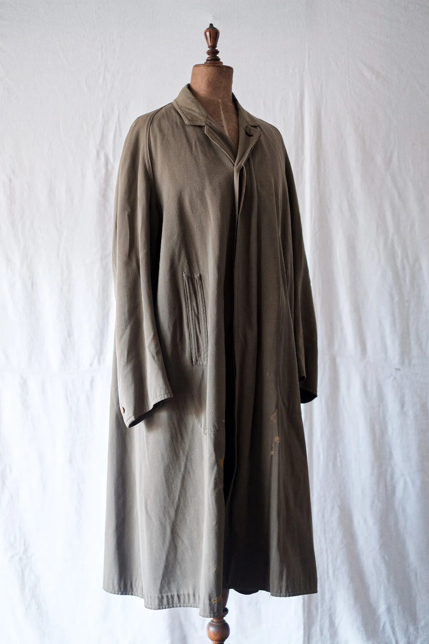 【~10's】French Antique Wool Gabardine Hunting Coat