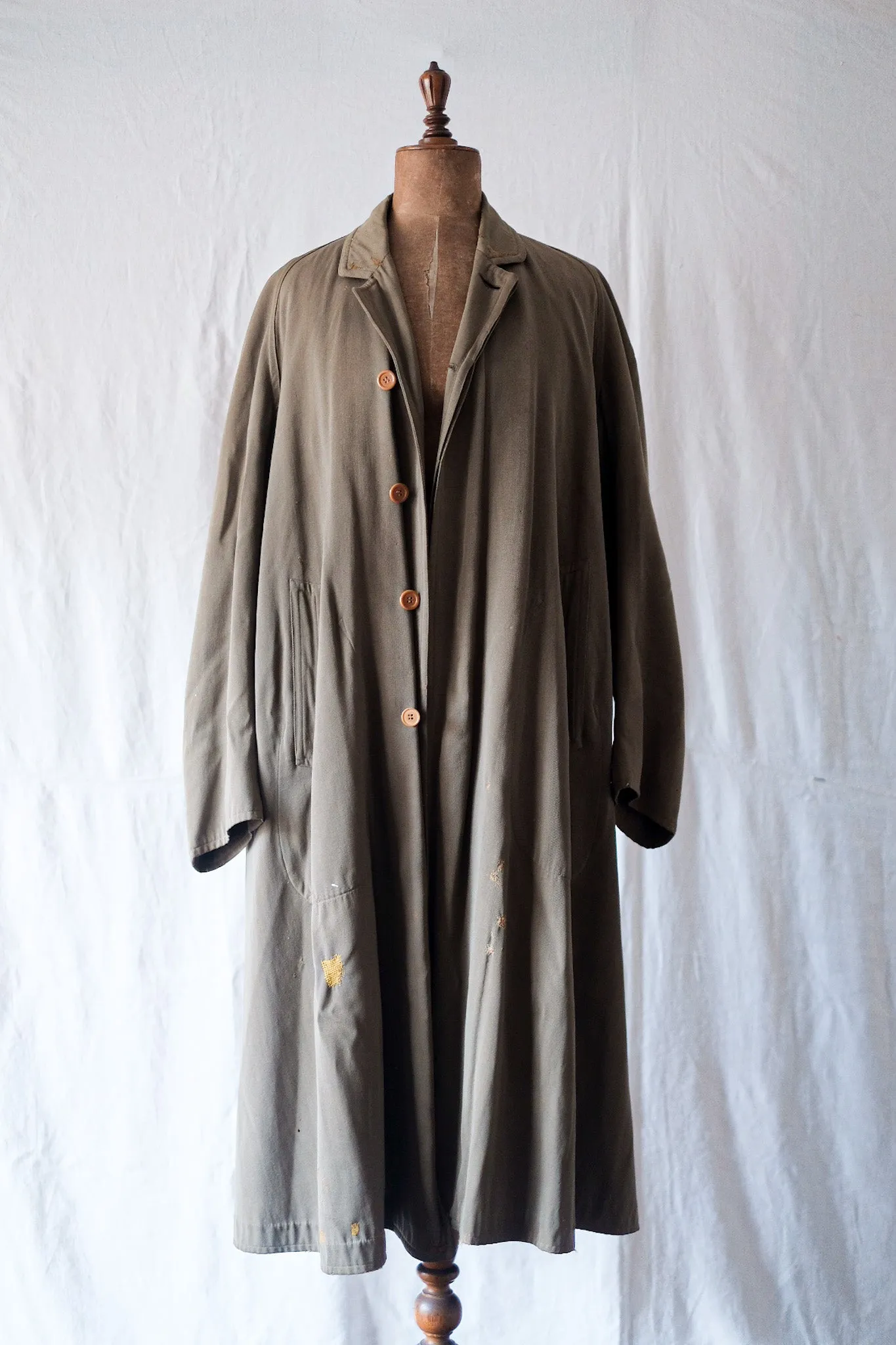 【~10's】French Antique Wool Gabardine Hunting Coat