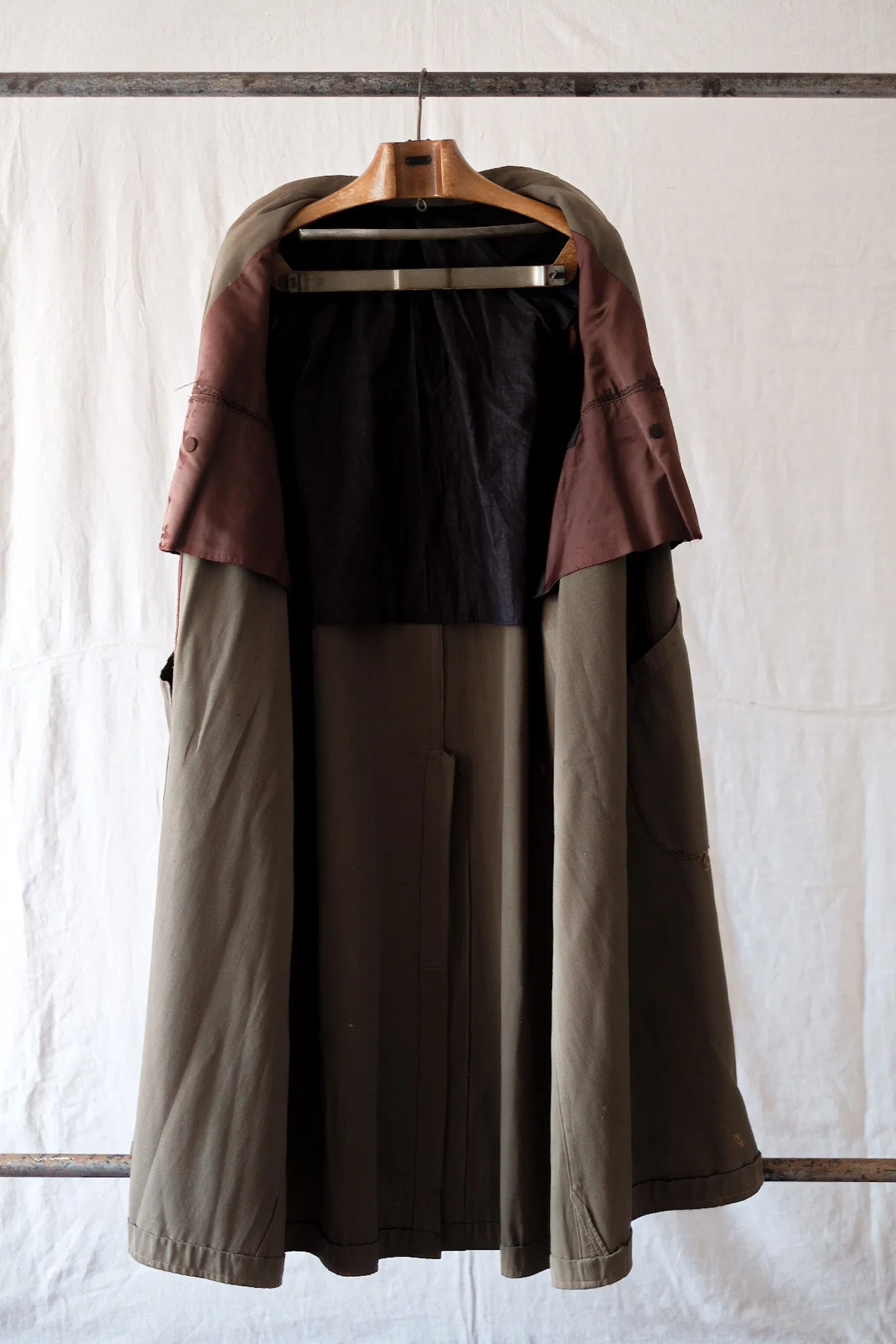 【~10's】French Antique Wool Gabardine Hunting Coat