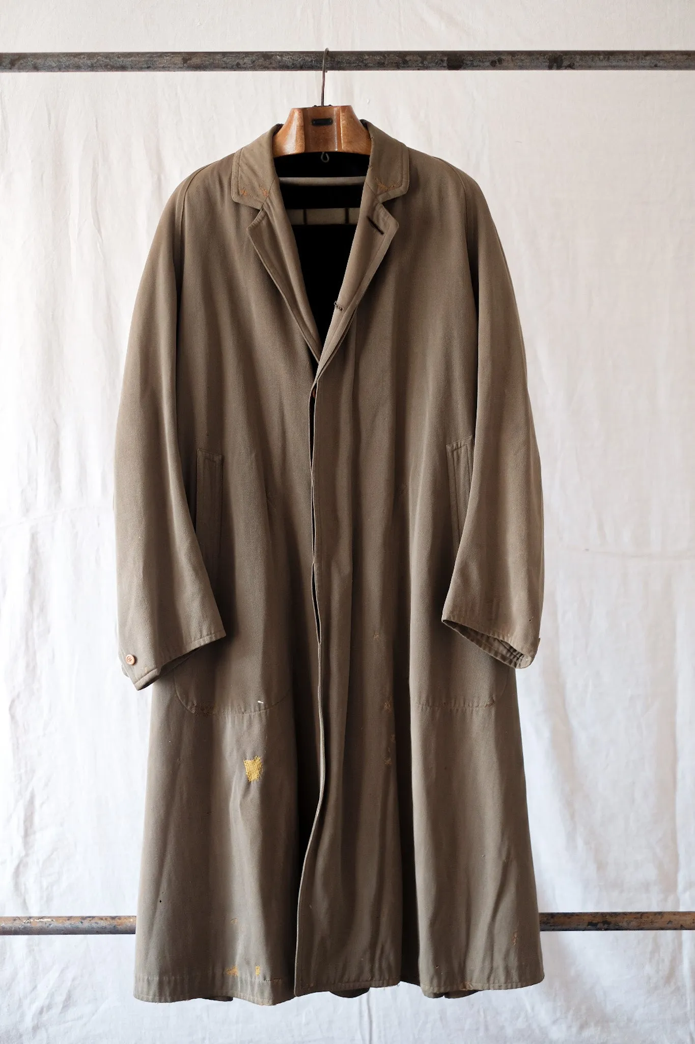 【~10's】French Antique Wool Gabardine Hunting Coat