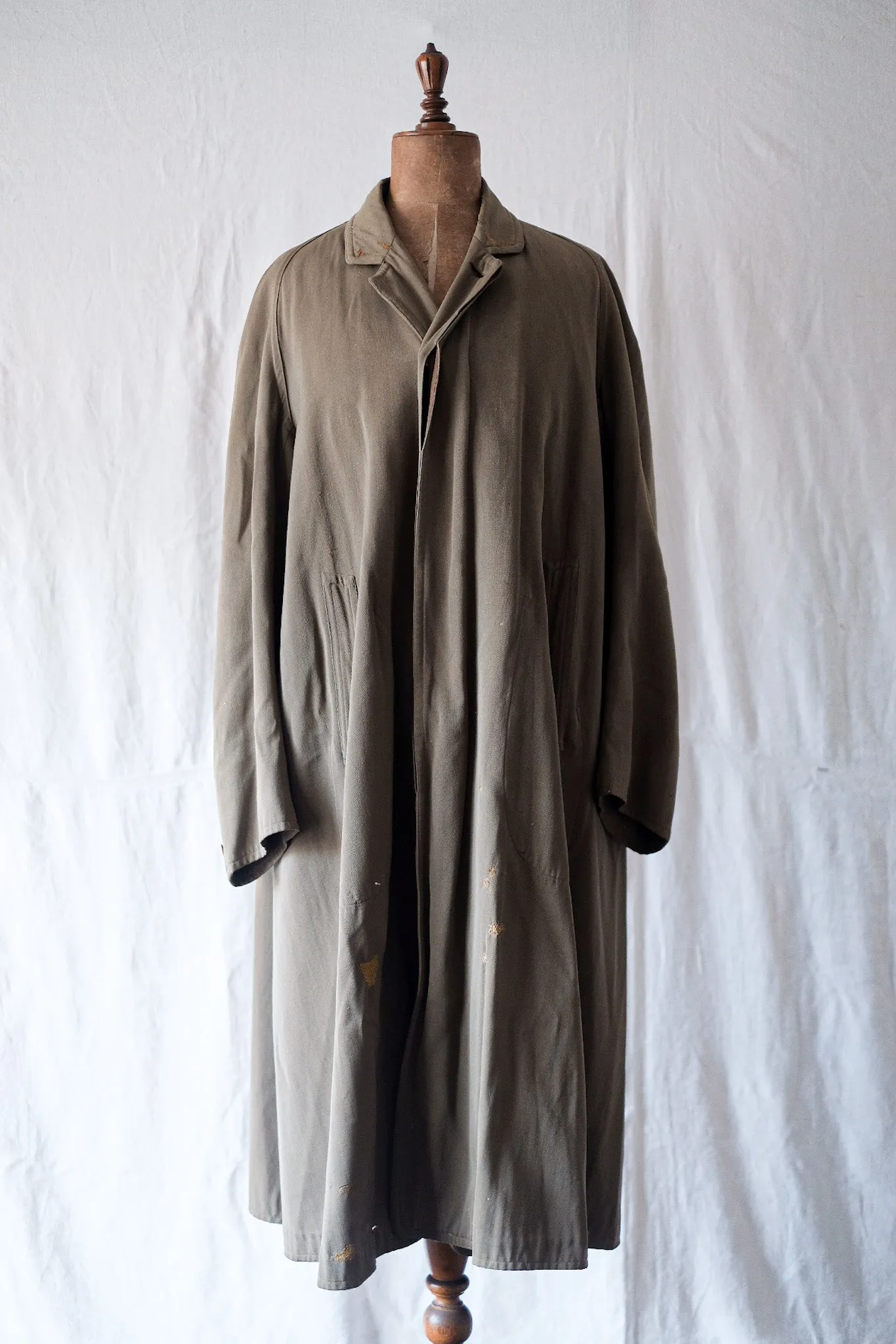 【~10's】French Antique Wool Gabardine Hunting Coat