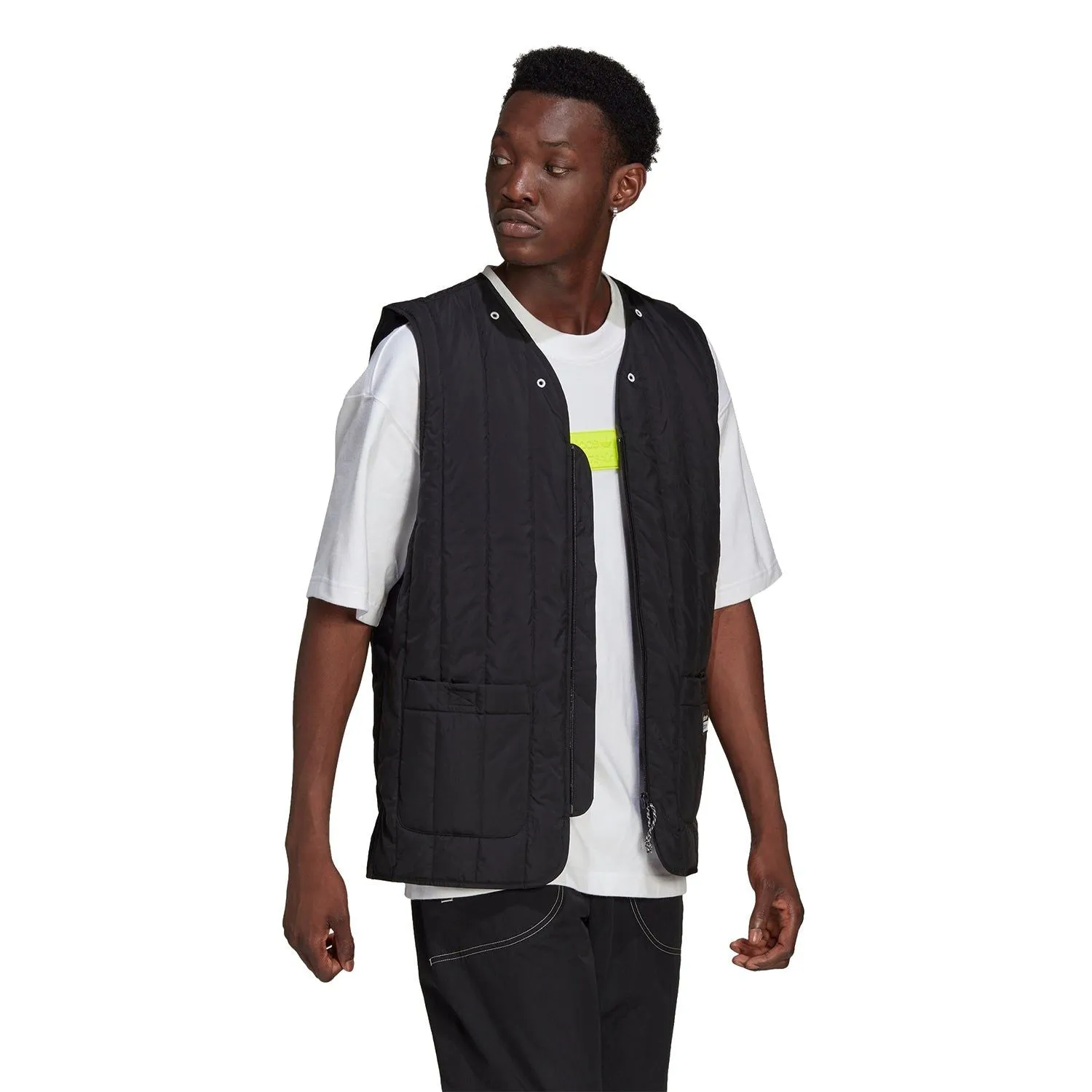 adidas Originals R.Y.V. Light Padded Utility Vest Gilet - Black