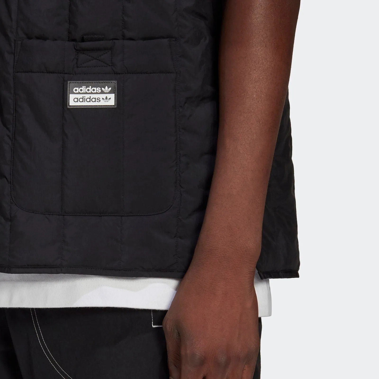 adidas Originals R.Y.V. Light Padded Utility Vest Gilet - Black