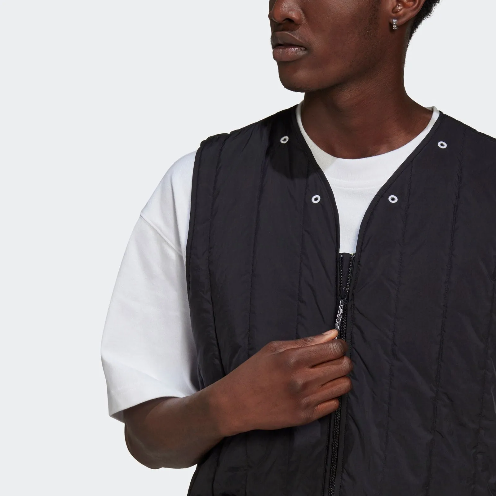 adidas Originals R.Y.V. Light Padded Utility Vest Gilet - Black