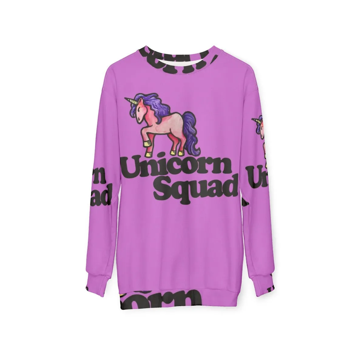 Adorable Unicorn Squad Sweatshirt in Soft Pink