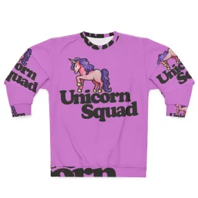 Adorable Unicorn Squad Sweatshirt in Soft Pink