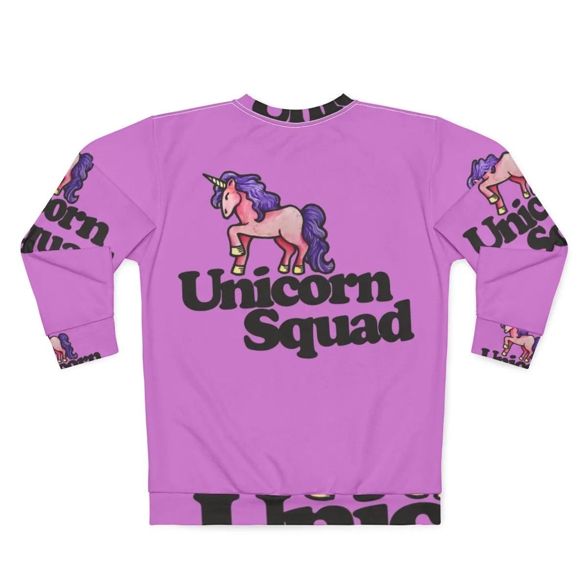 Adorable Unicorn Squad Sweatshirt in Soft Pink