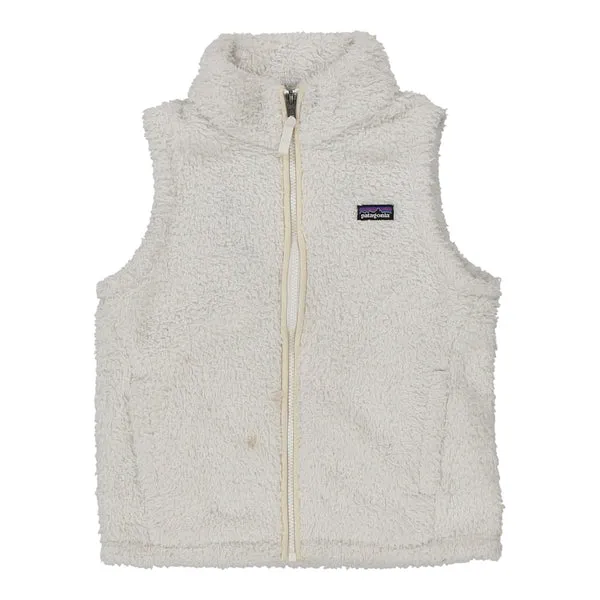 Age 10-12 Patagonia Fleece Gilet - Medium White Polyester