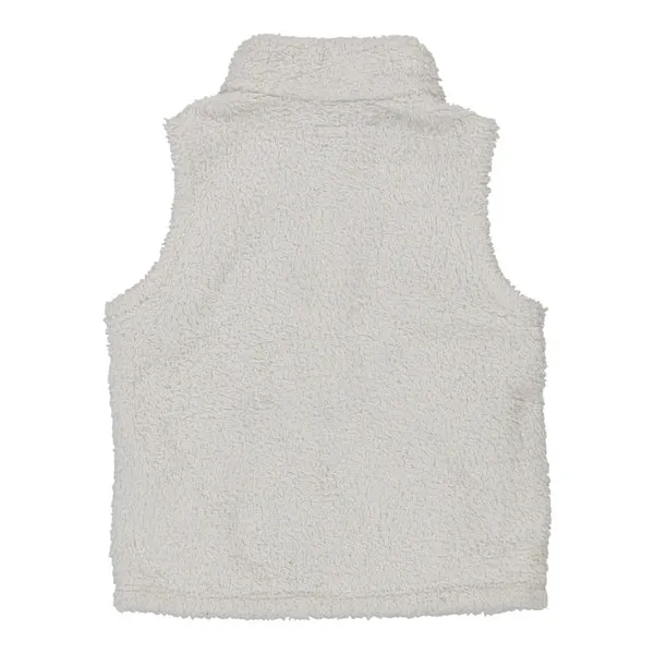 Age 10-12 Patagonia Fleece Gilet - Medium White Polyester