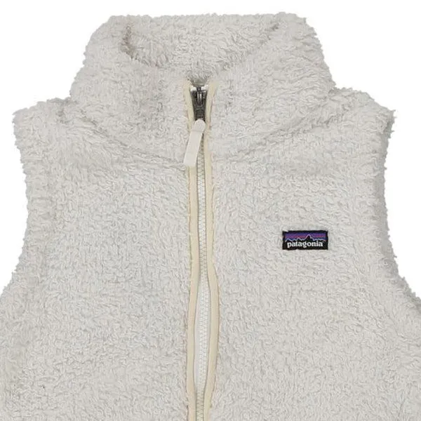 Age 10-12 Patagonia Fleece Gilet - Medium White Polyester