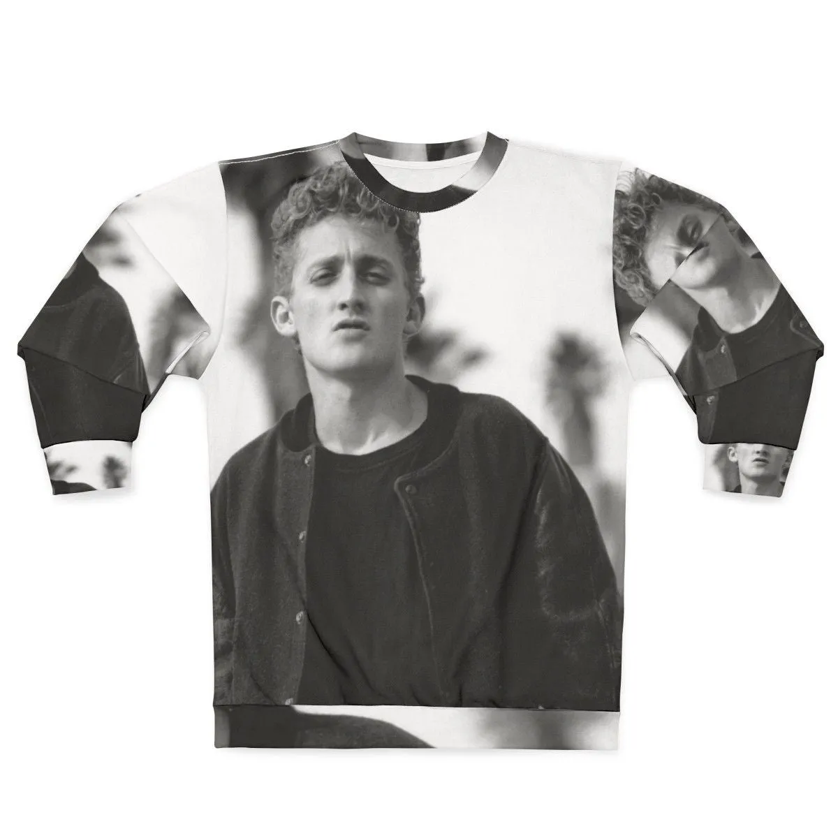 Alex Black and White Movie Star Sweatshirt