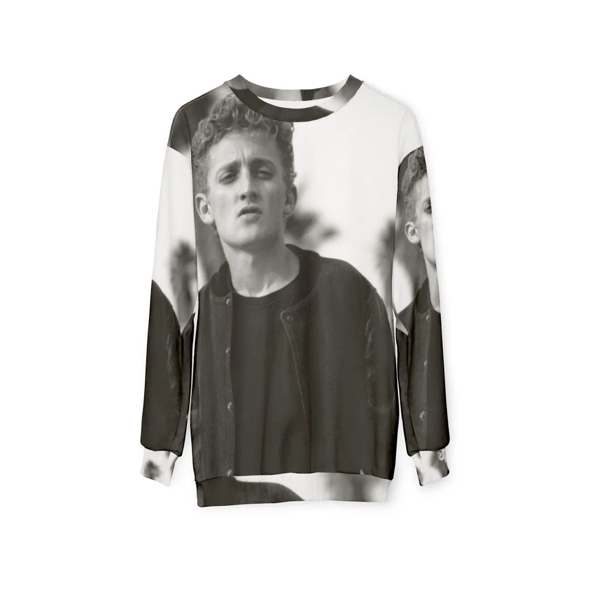 Alex Black and White Movie Star Sweatshirt