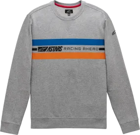 ALPINESTARS Highway Crewneck Fleece Sweatshirt - Heather Gray - Large 1211511301026L