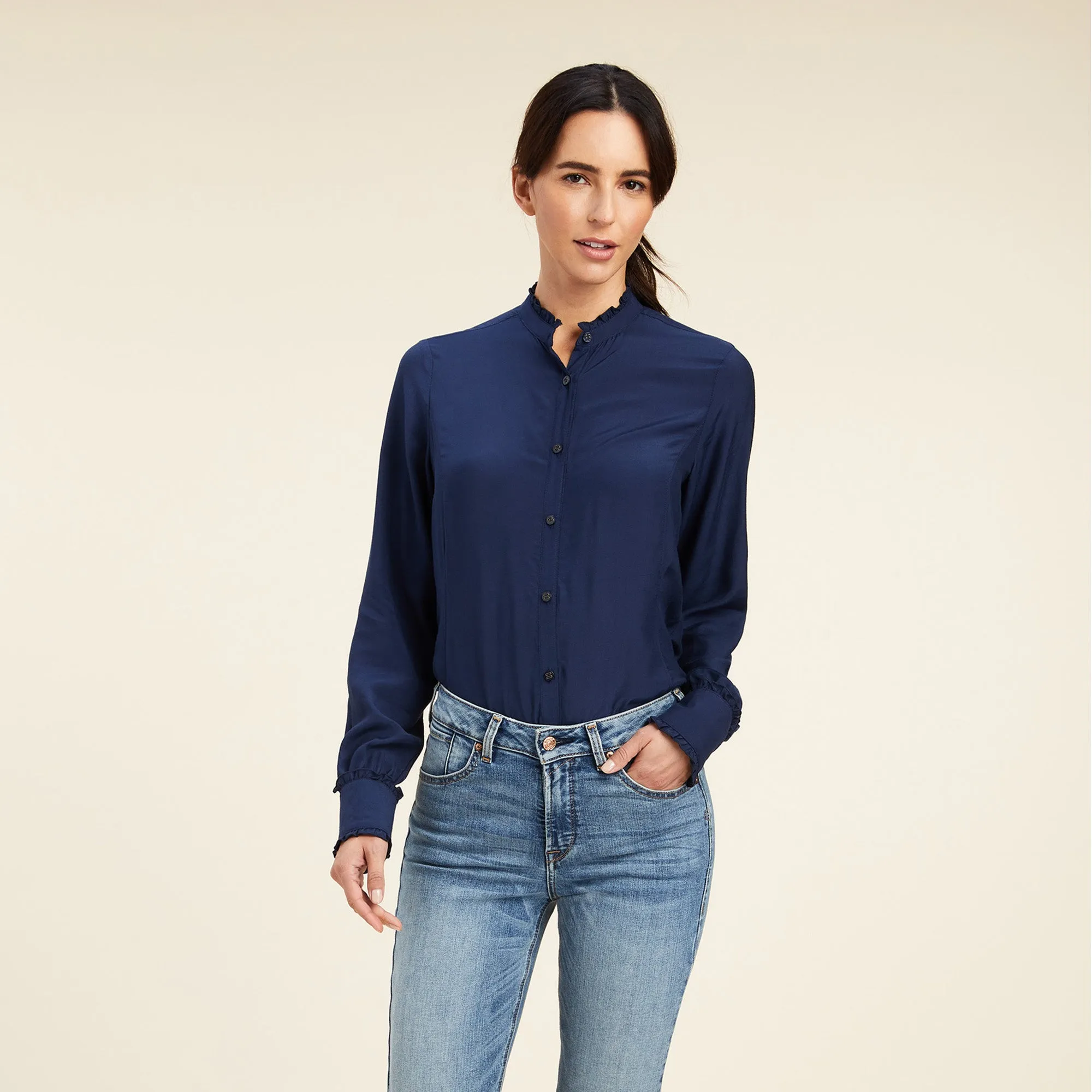 Ariat Women's Clarion Blouse Navy