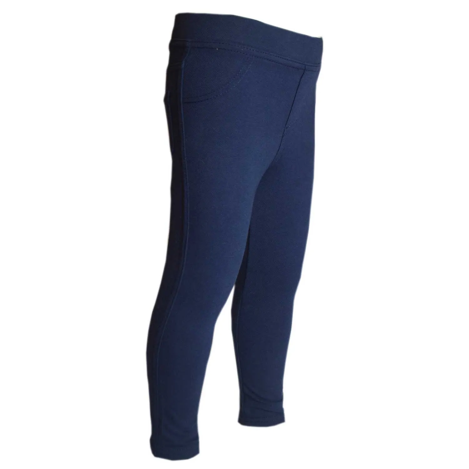 Baby Girls Jeggings | Leggings | Plain Colours | Navy | 2 - 5 Years | 2I