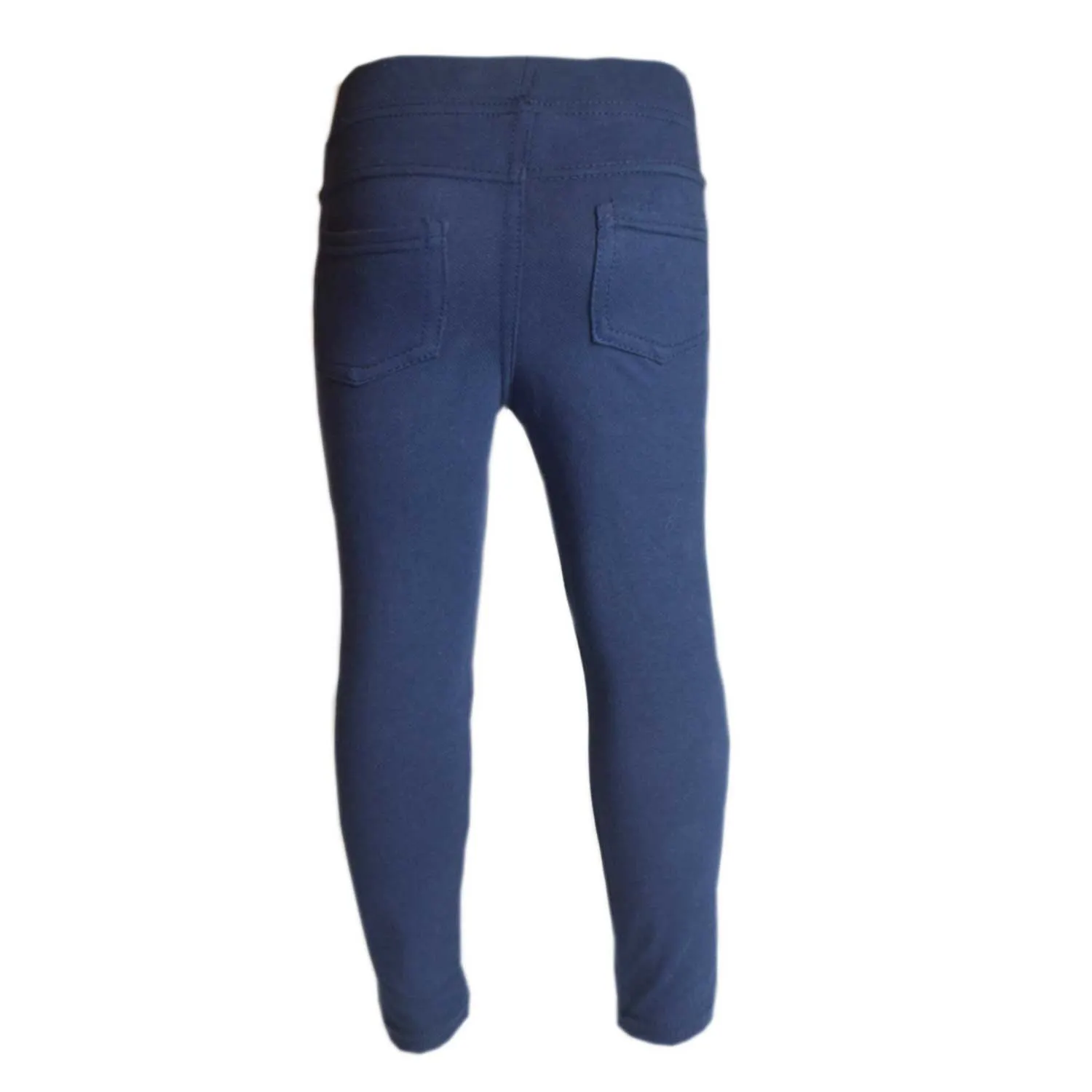 Baby Girls Jeggings | Leggings | Plain Colours | Navy | 2 - 5 Years | 2I