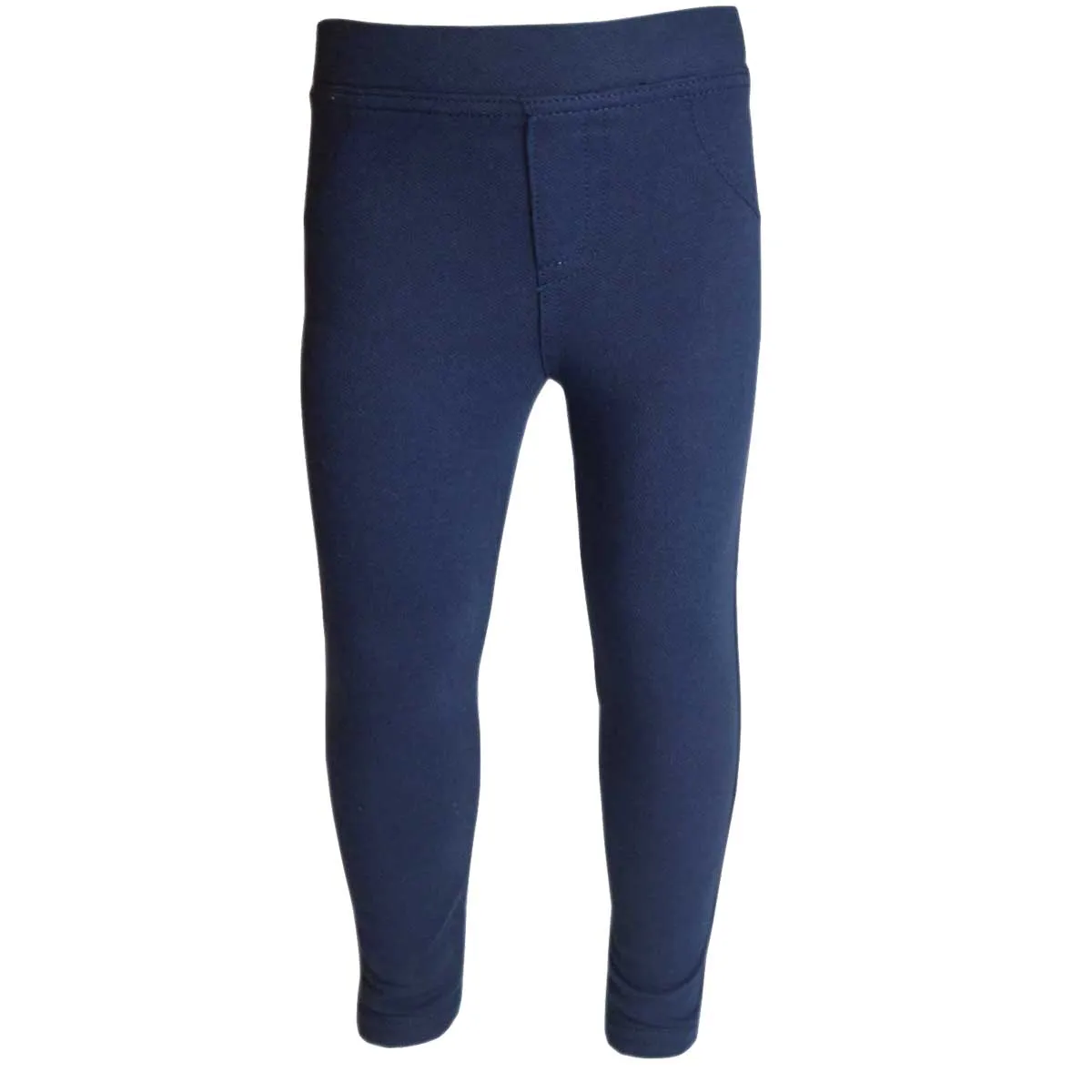 Baby Girls Jeggings | Leggings | Plain Colours | Navy | 2 - 5 Years | 2I