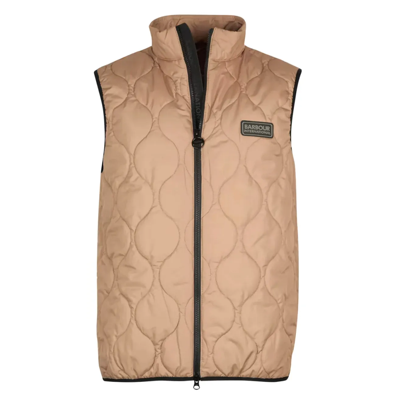 Barbour International Accelerator Race Gilet Military Brown