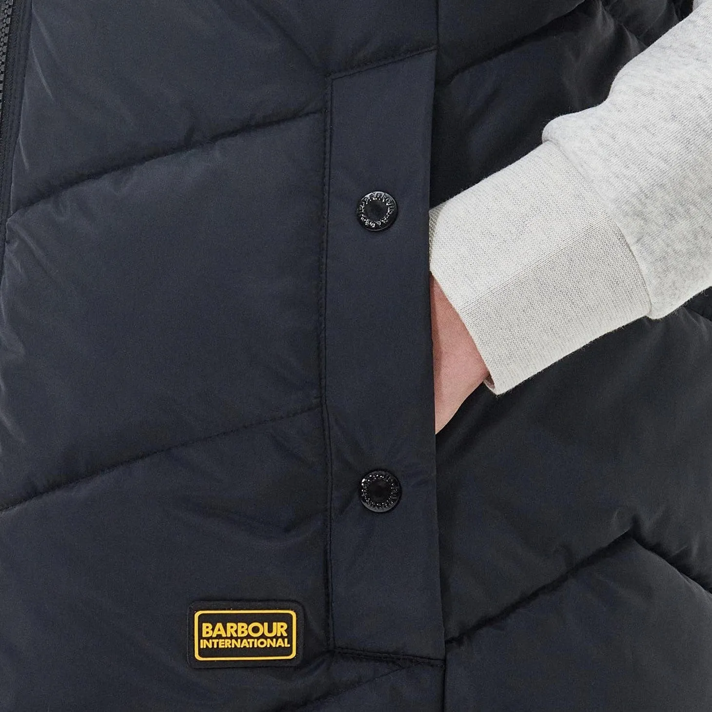 Barbour International Boston Gilet In Black