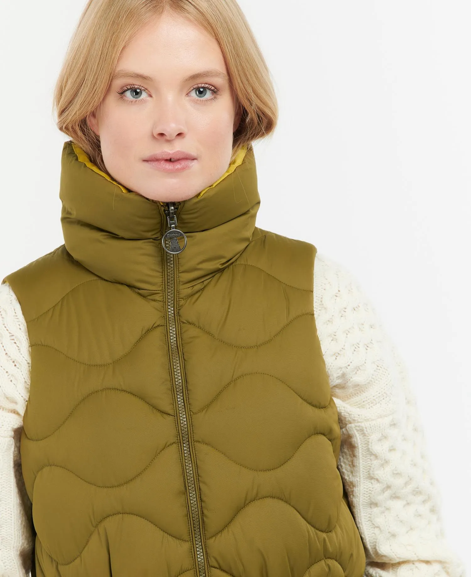 Barbour Women's Reversible Shelly Gilet - Green