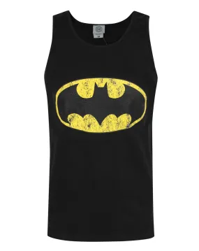 Batman Distressed Logo Men's Vest