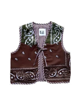 Bibi Bandana Gilet Brown