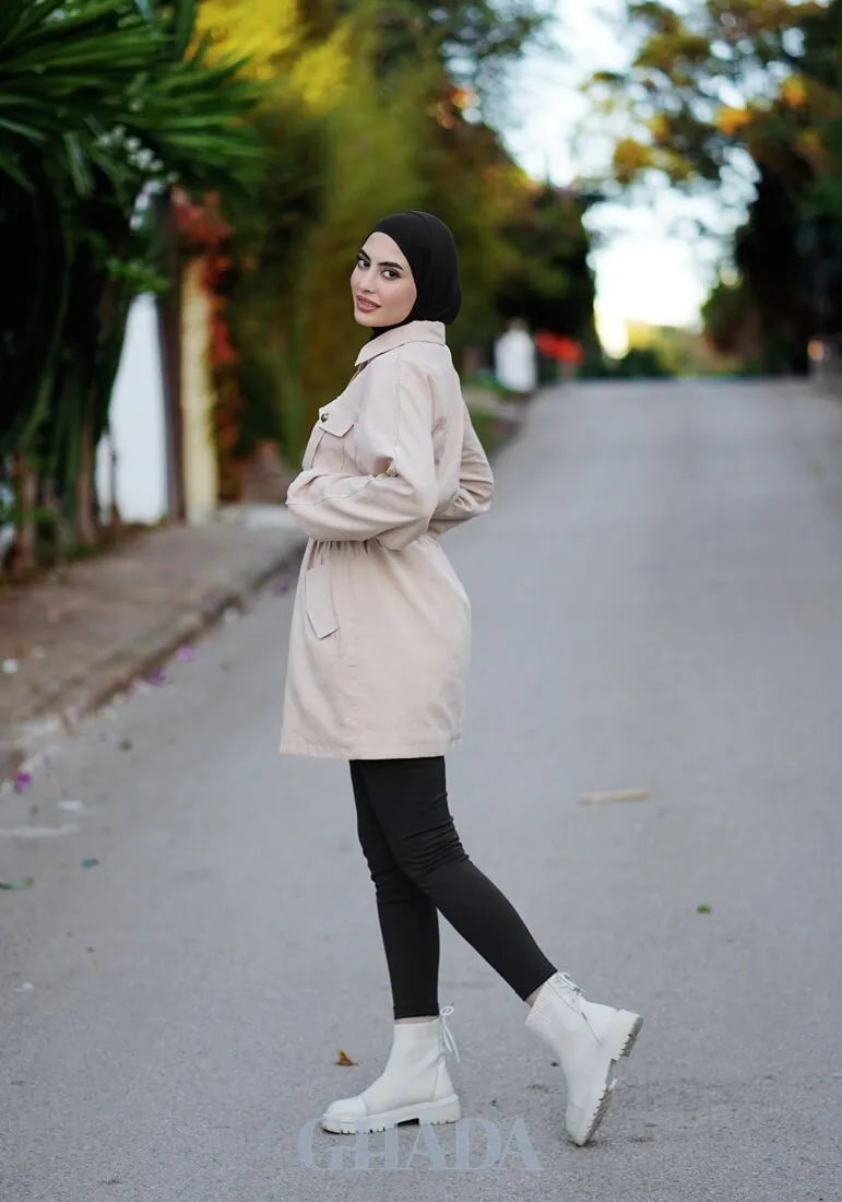 Blouson en beige