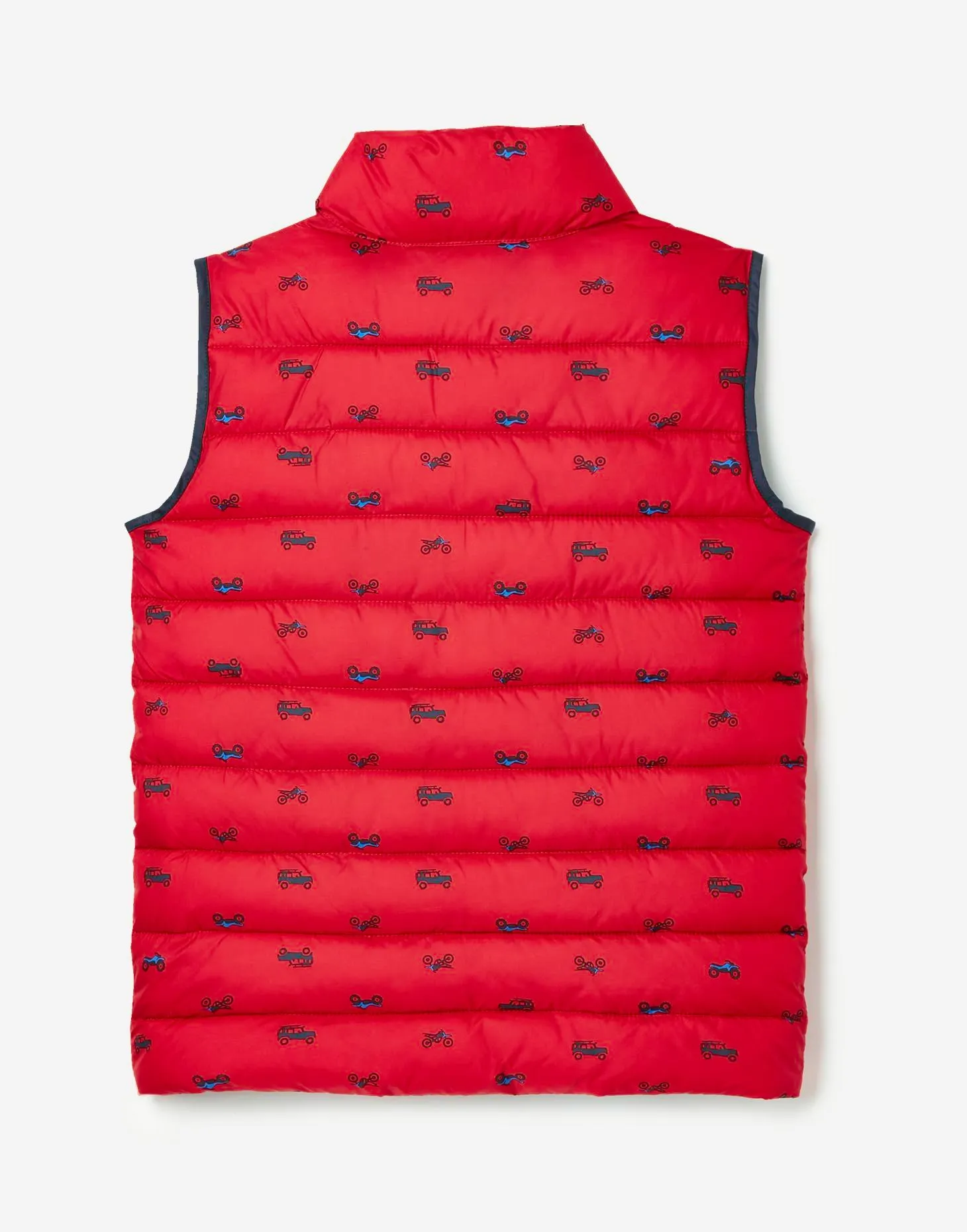 Boys Flip It Reversible Printed Gilet | Joules