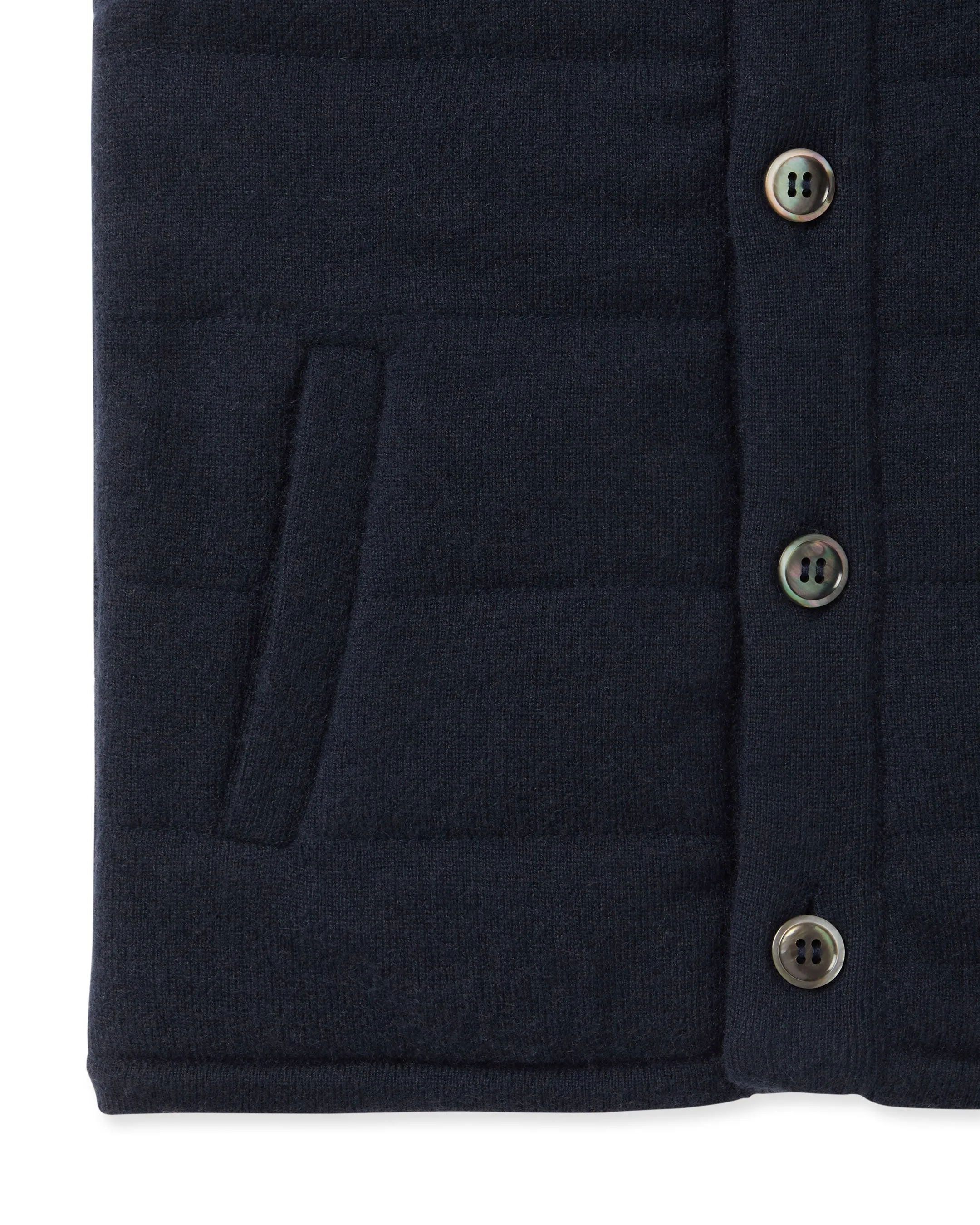 Boys Mall Cashmere Gilet Navy Blue