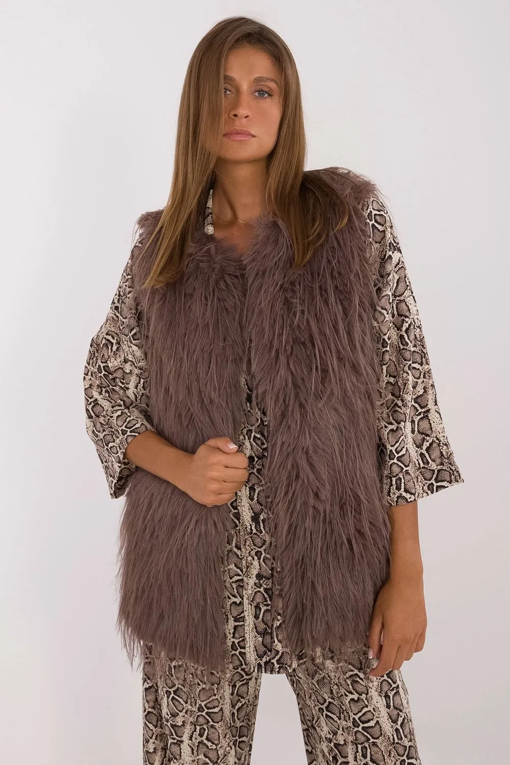 brown - Gilet model 199764 AT