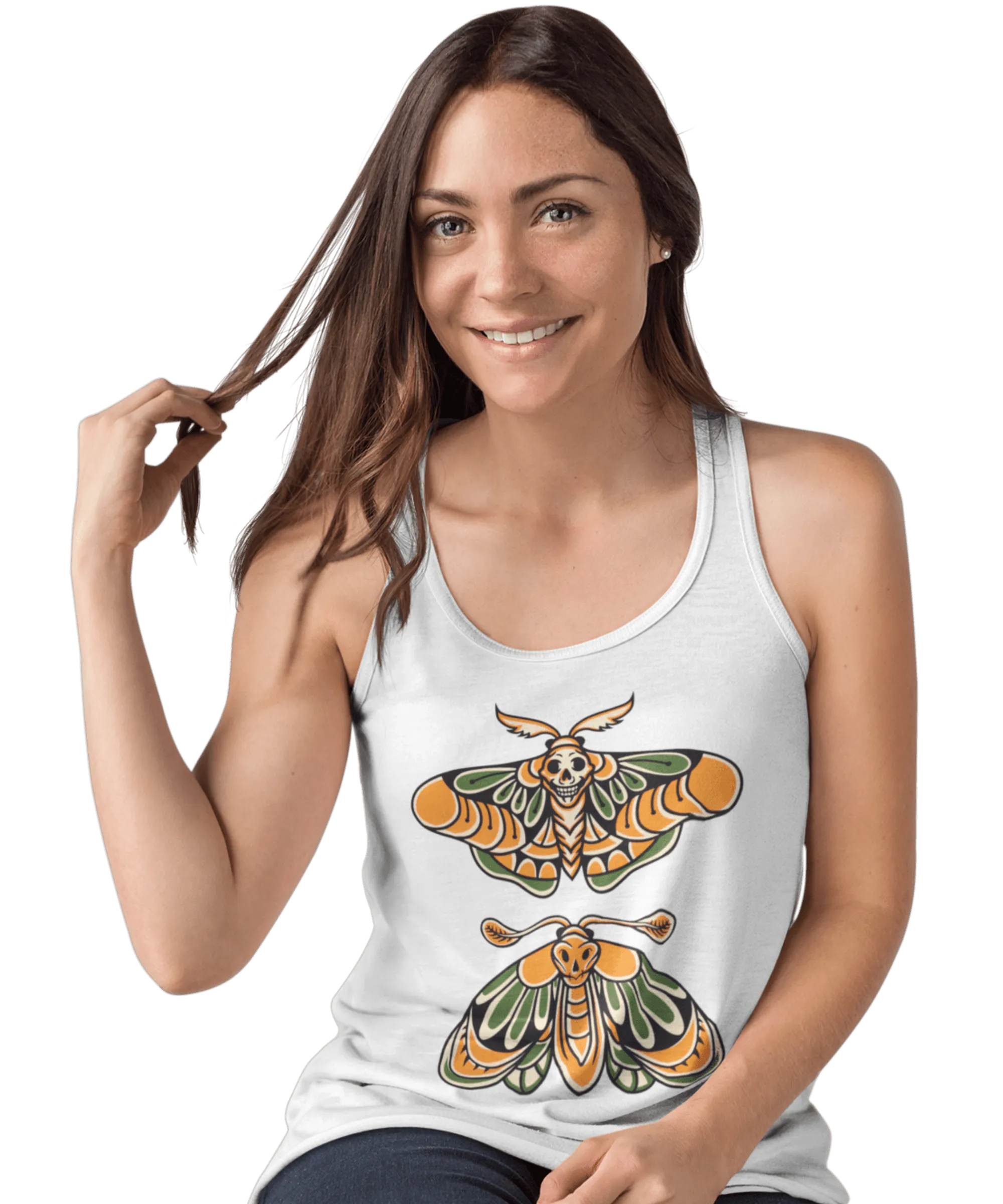 Butterfly Tattoo Design Adult Womens Vest Top