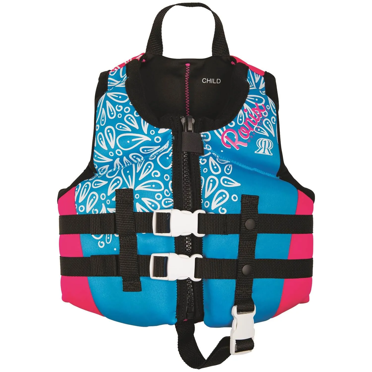 Children's wakeboarding vest Ronix August CGA - Girls' 2023, blue/pink