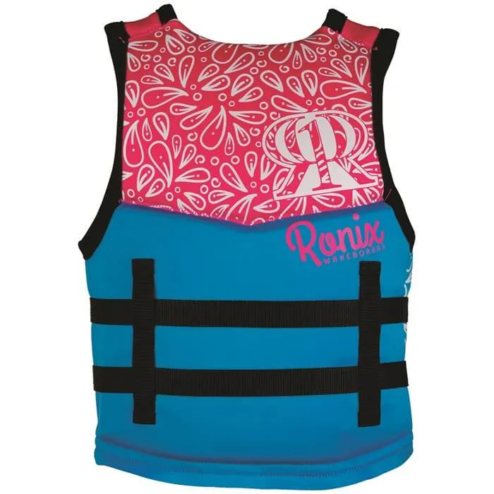 Children's wakeboarding vest Ronix August CGA - Girls' 2023, blue/pink