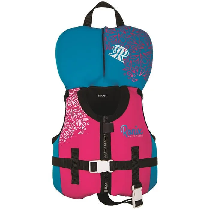 Children's wakeboarding vest Ronix August CGA - Girls' 2023, blue/pink