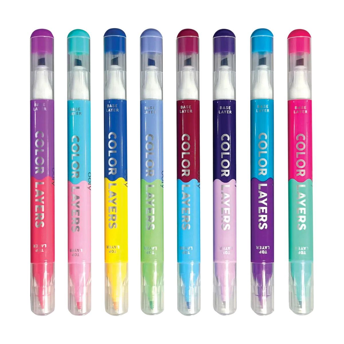 Color Layers Double Ended Layering Markers - Set of 8