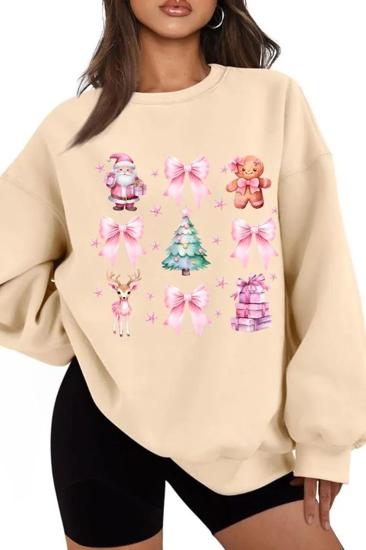 Coquette Vintage Christmas Sweatshirt