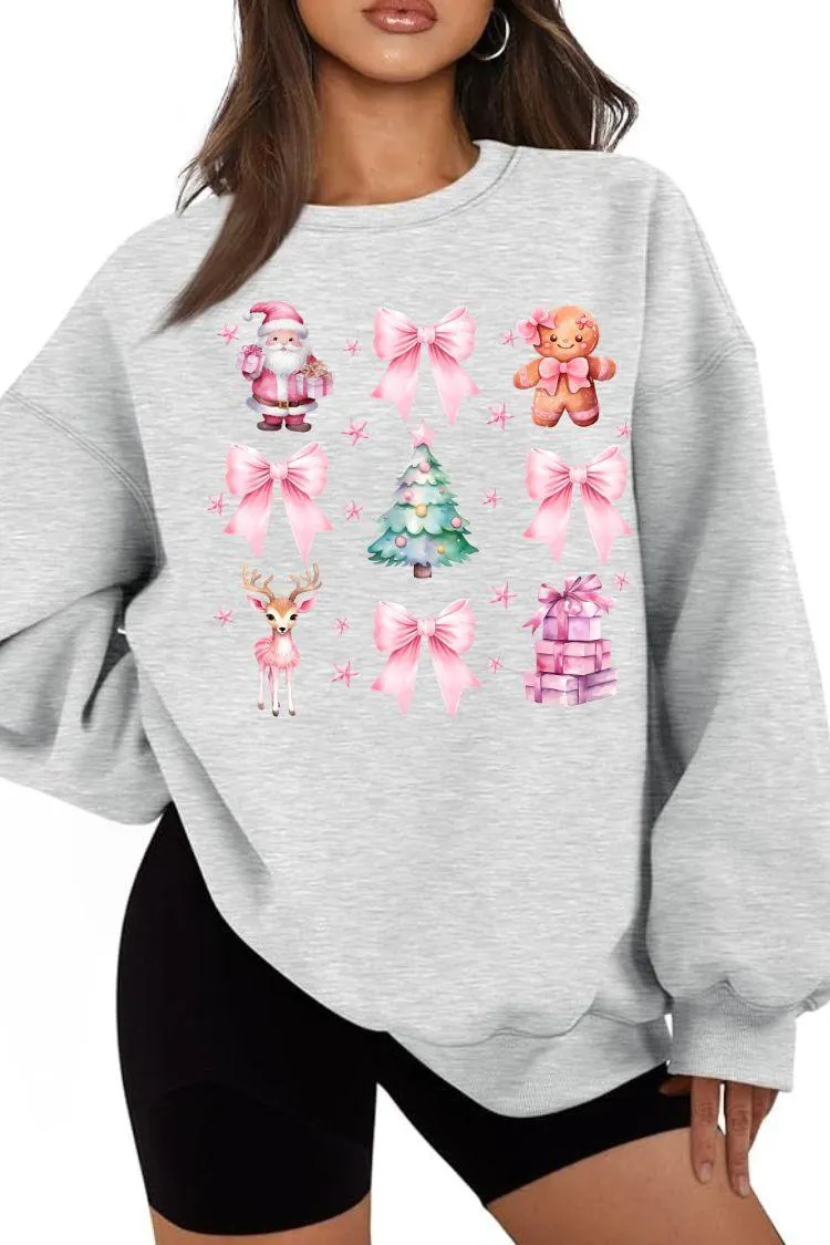 Coquette Vintage Christmas Sweatshirt