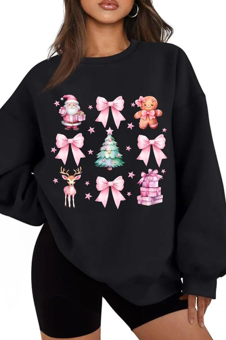 Coquette Vintage Christmas Sweatshirt