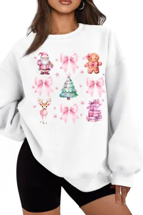 Coquette Vintage Christmas Sweatshirt