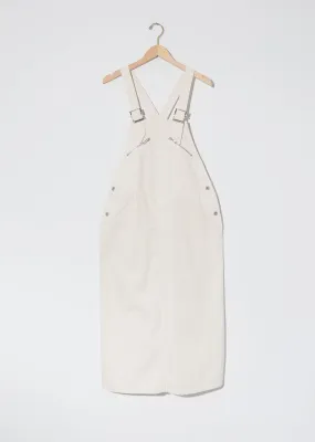 Cotton Serge Overall Dress