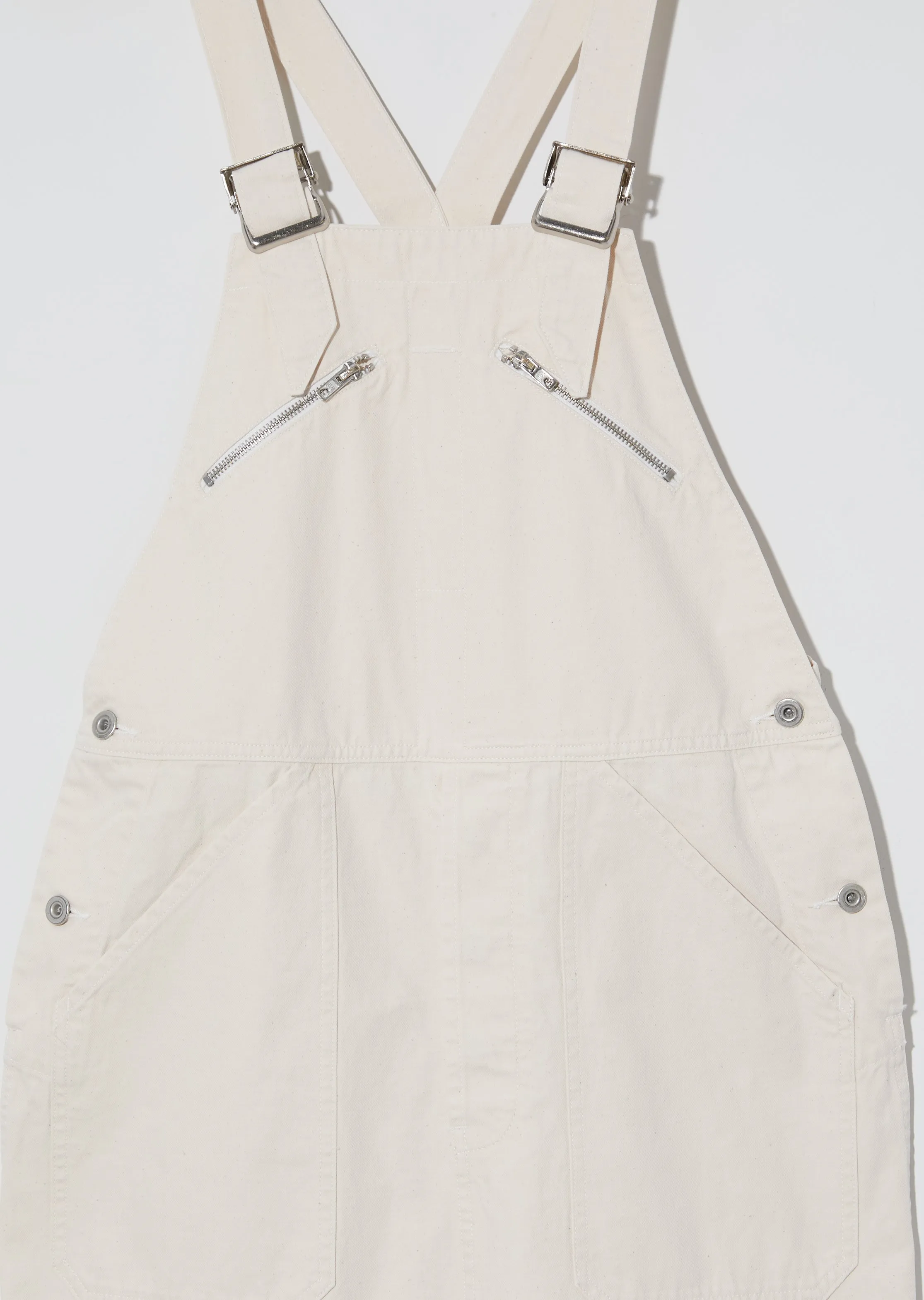 Cotton Serge Overall Dress