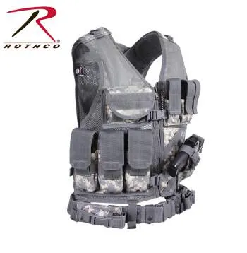 Cross Draw MOLLE Tactical Vest