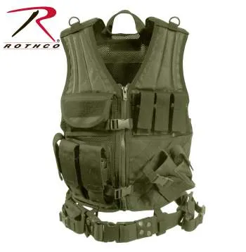 Cross Draw MOLLE Tactical Vest