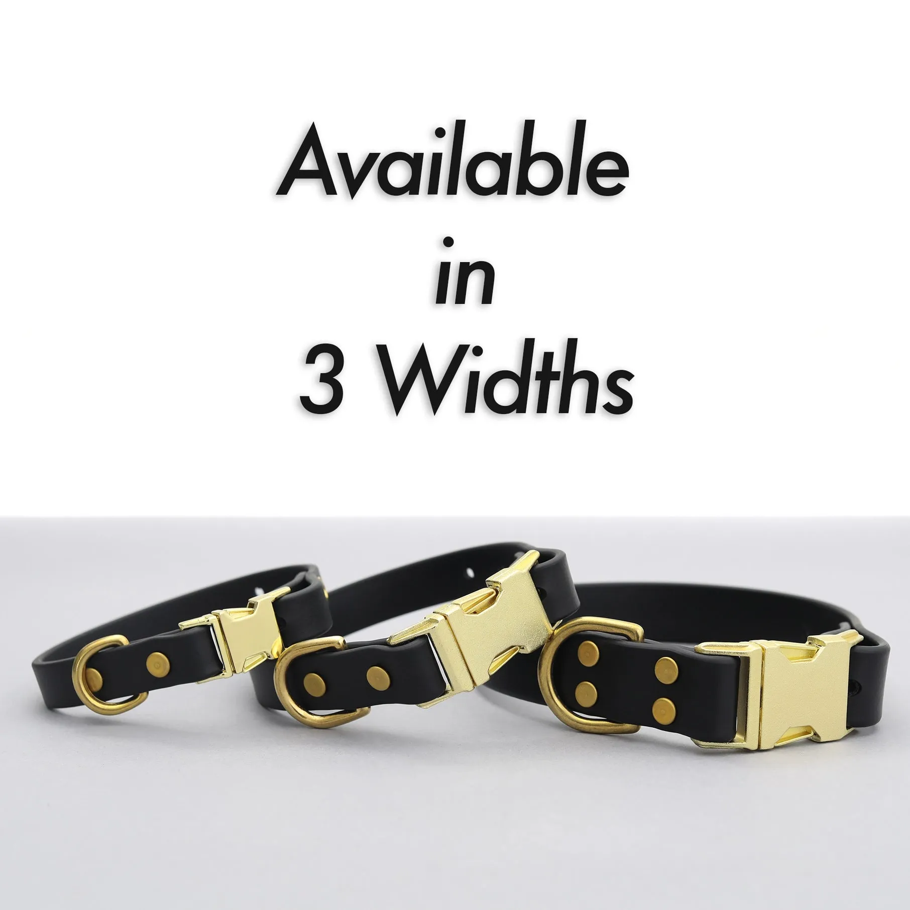 Customize Your Own Biothane Quick Release Waterproof Pet Collar