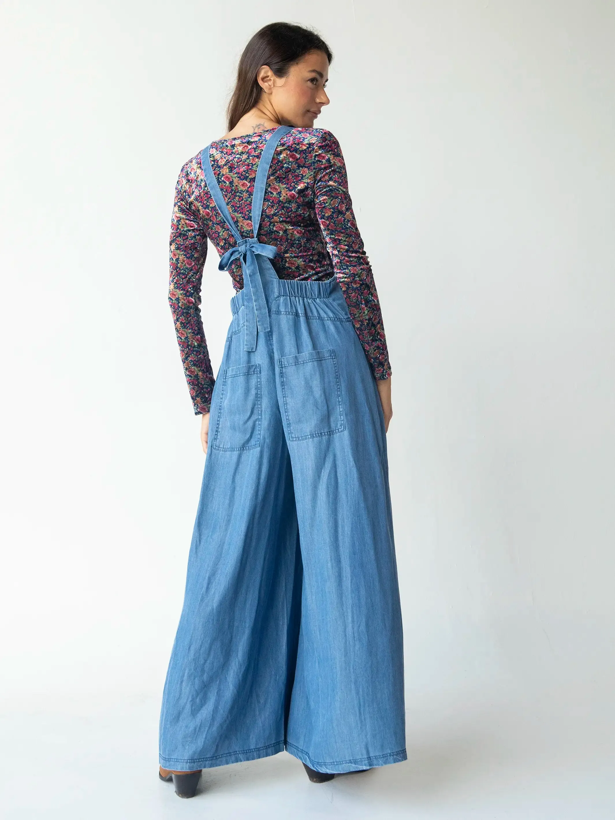 Dakota Tie Overall - Chambray