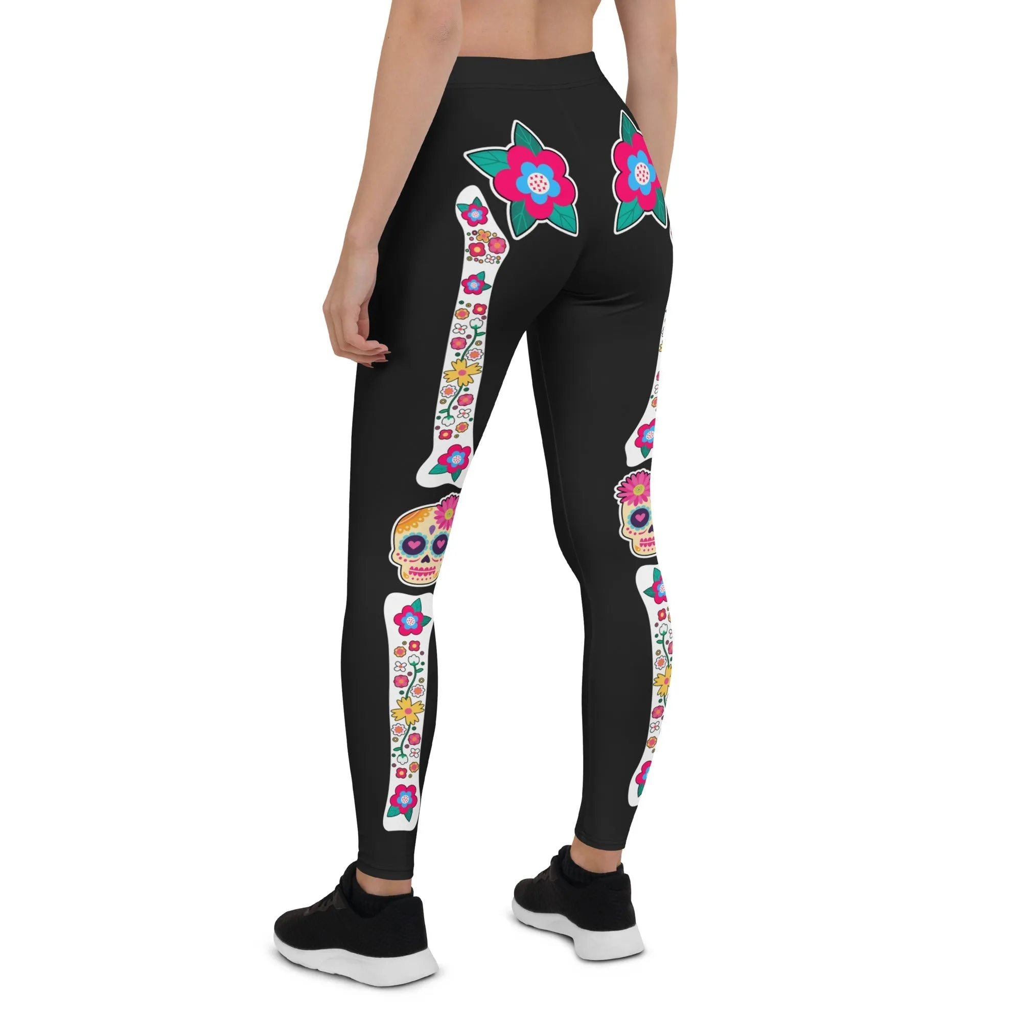 Day of the Dead Bones Leggings