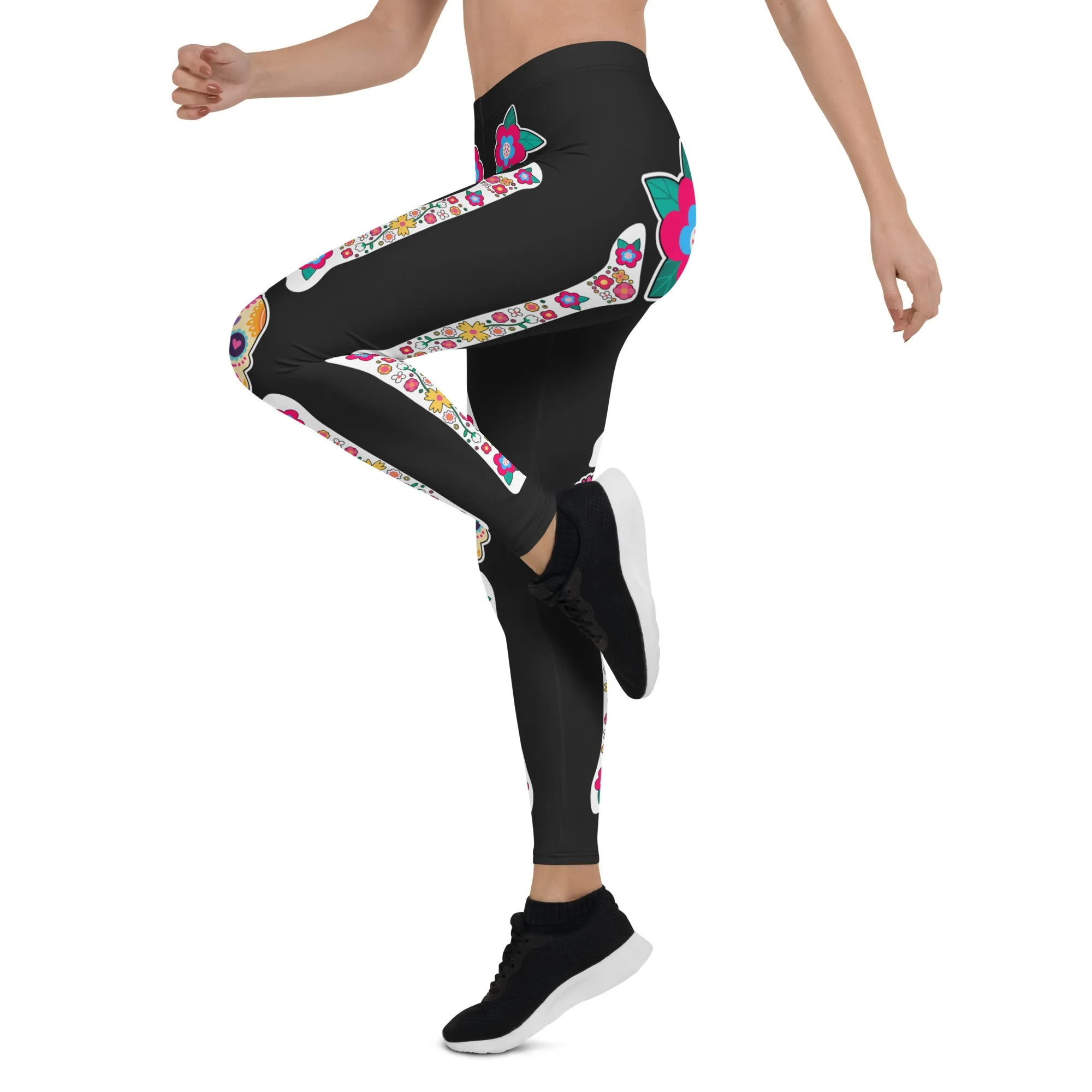 Day of the Dead Bones Leggings