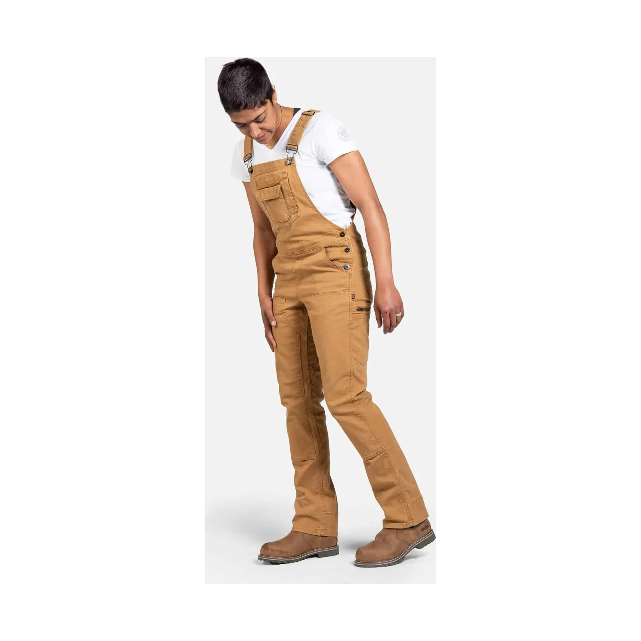 Dovetail Women's Freshley Overall - Saddle Brown