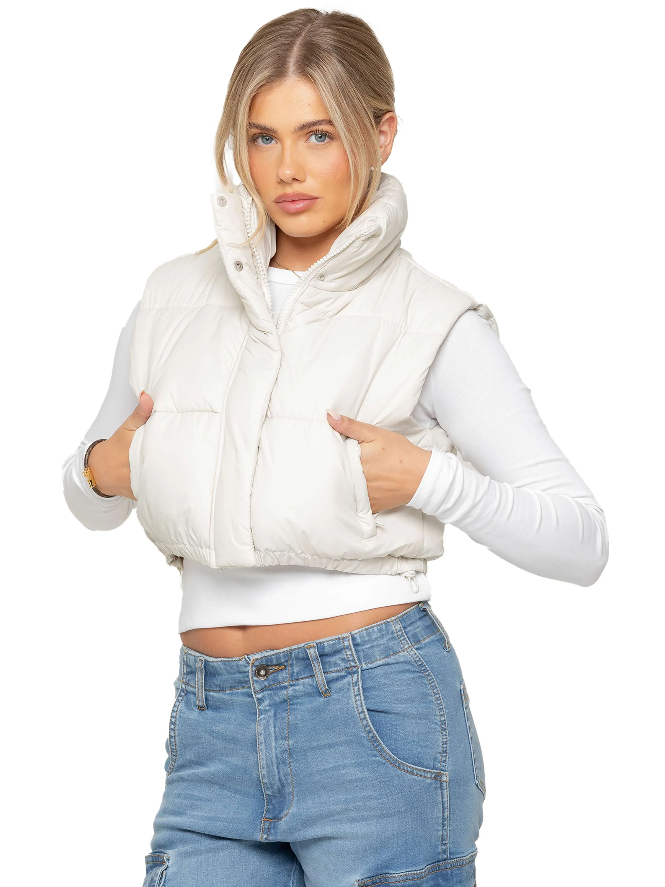 Enzo | Womens Puffer Gilet Jacket