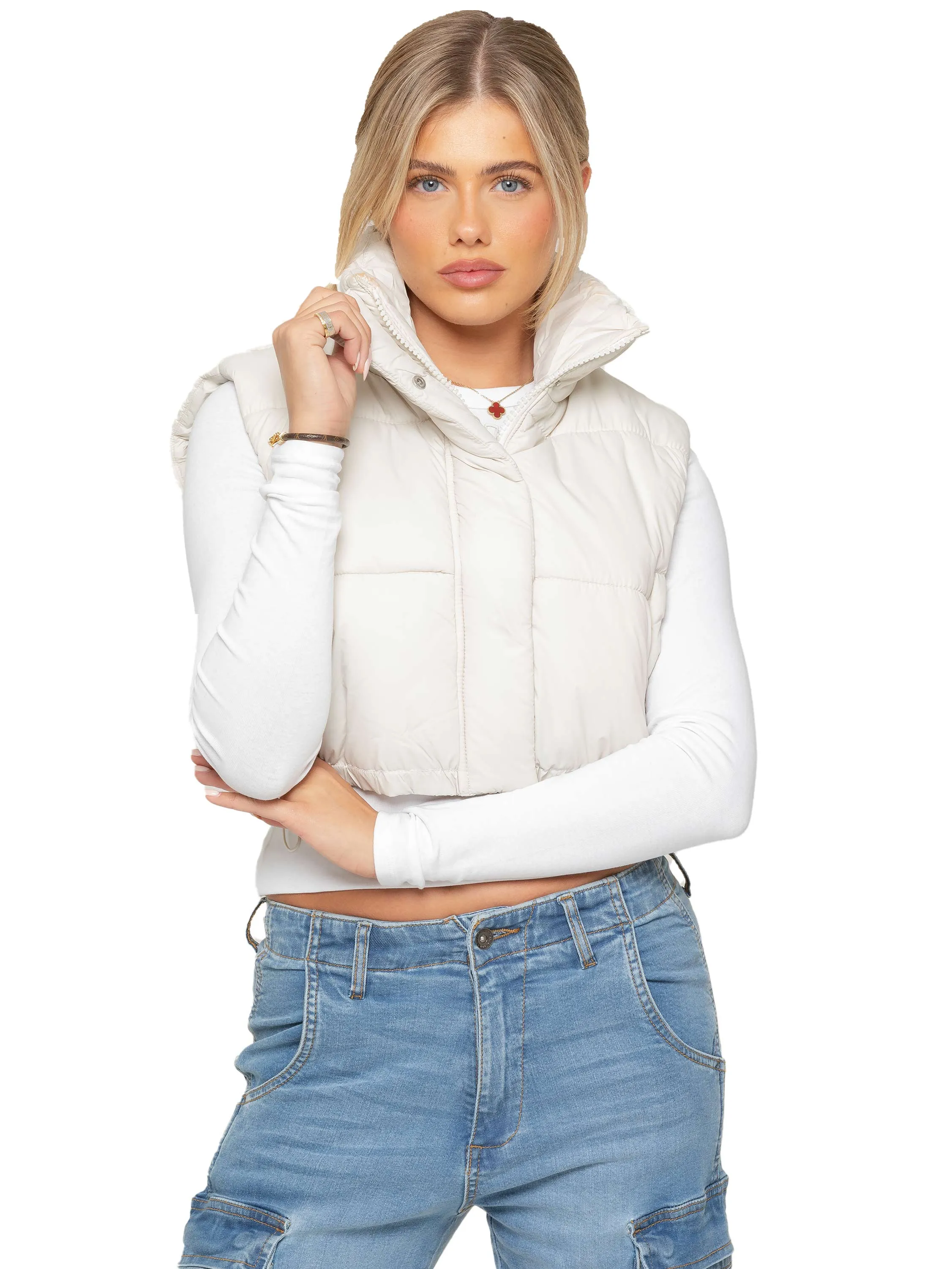 Enzo | Womens Puffer Gilet Jacket